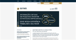 Desktop Screenshot of gestner.com.br