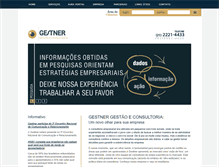 Tablet Screenshot of gestner.com.br